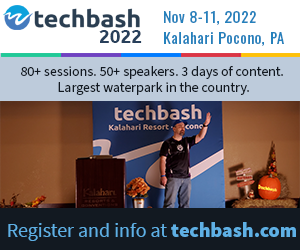 Register for Techbash 2022 developer conference at techbash.com